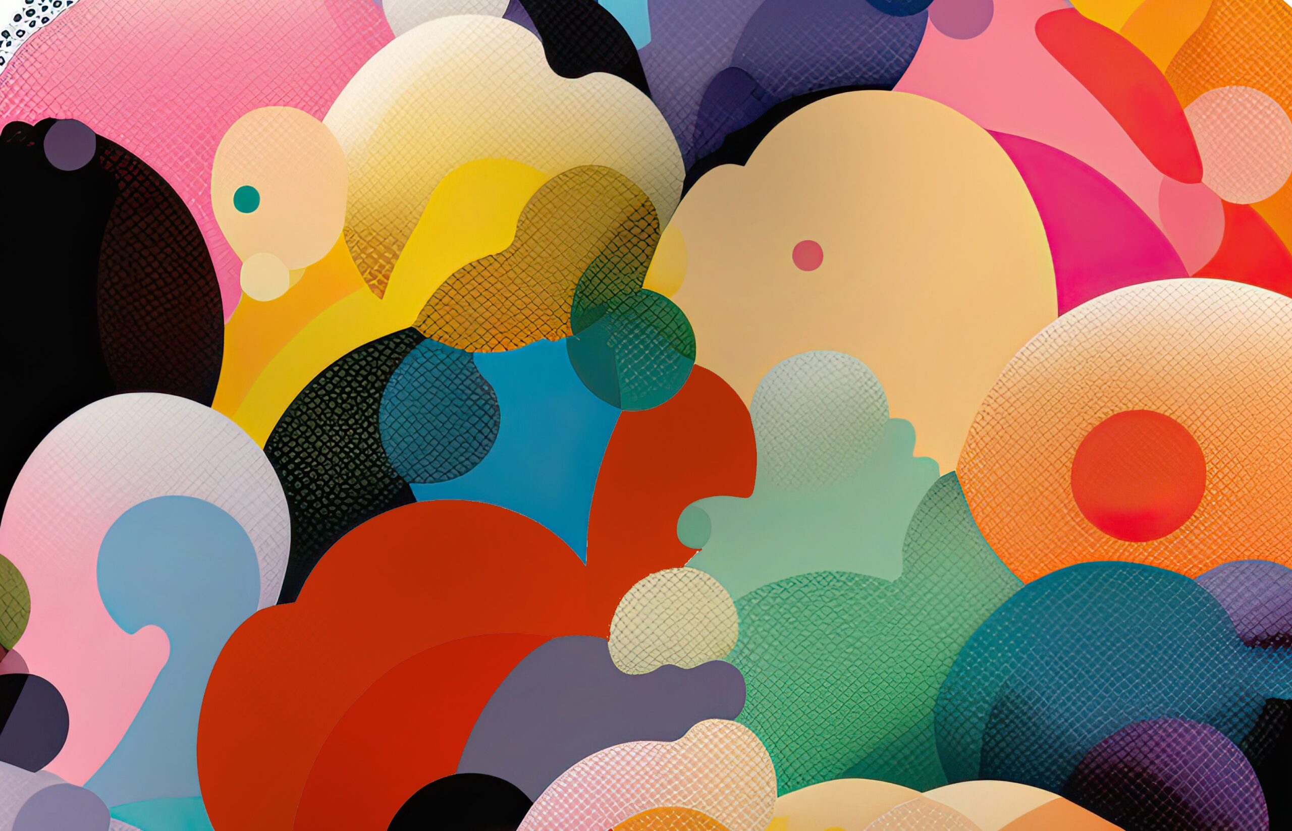 ai generated illustration of tiny people series, sharing thought